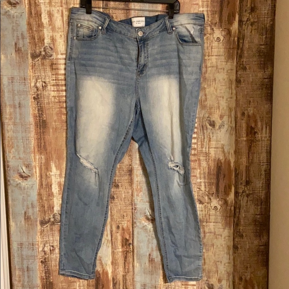 Plus ankle skinny jeans